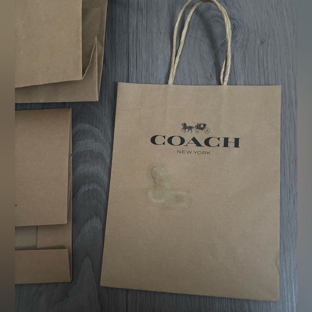 Coach Tan Paper Bags and boxes - Picture 5 of 6